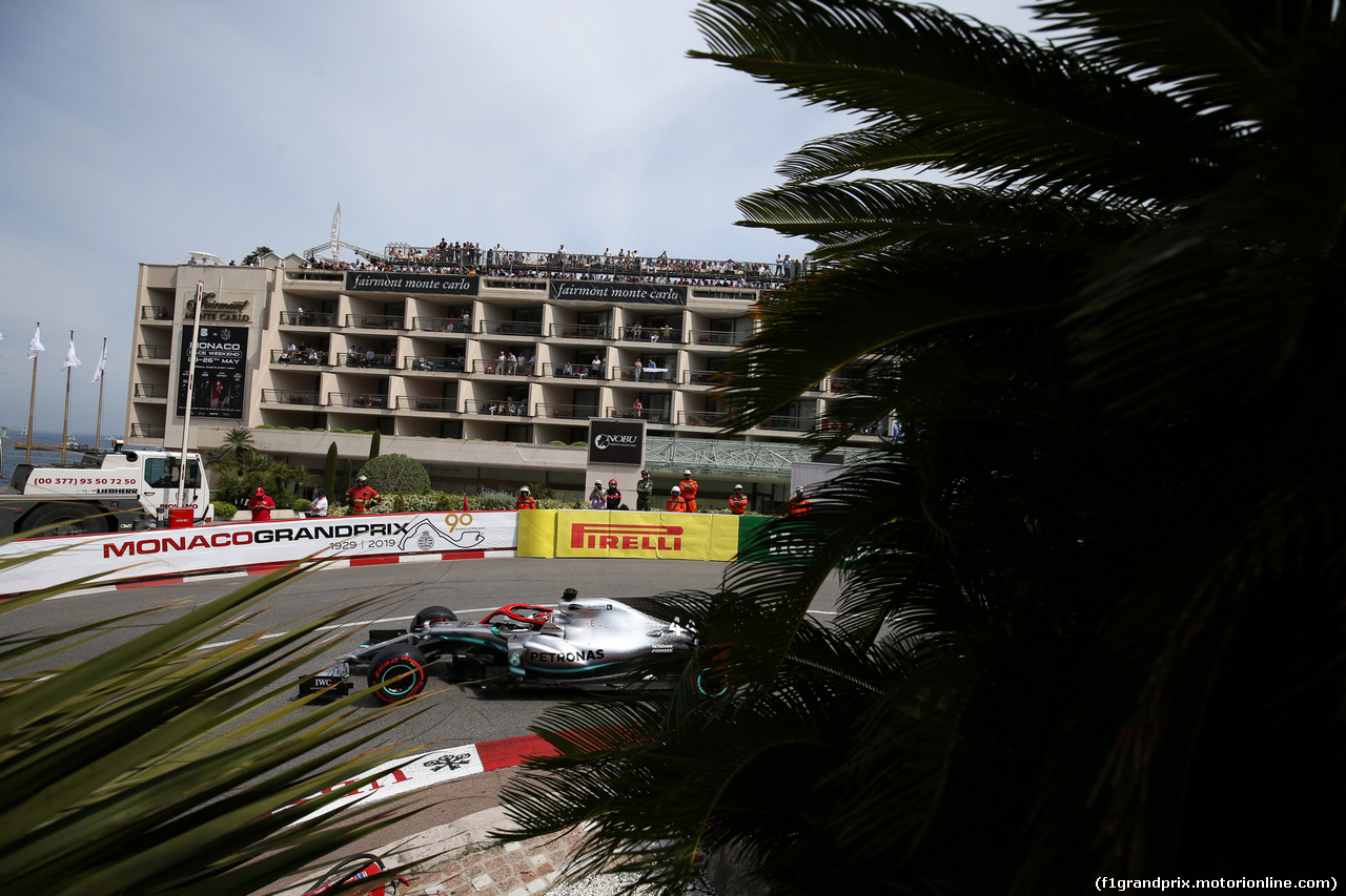 GP MONACO, 25.05.2019 - Qualifiche, Lewis Hamilton (GBR) Mercedes AMG F1 W10
