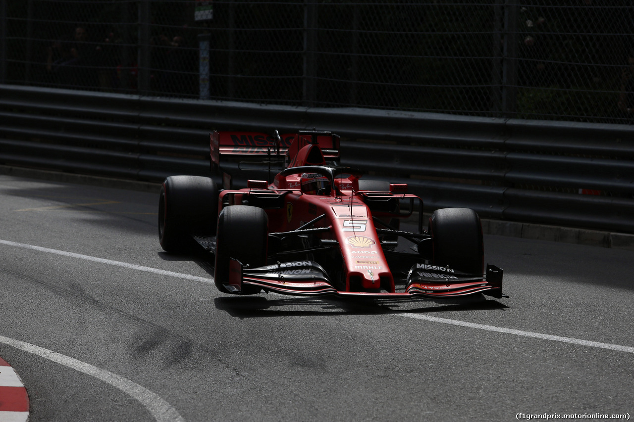 GP MONACO, 25.05.2019 - Qualifiche, Sebastian Vettel (GER) Ferrari SF90