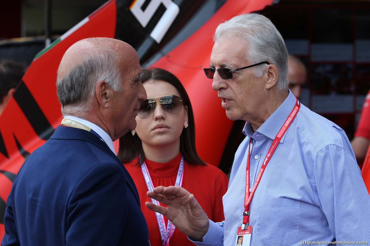 GP MONACO, 25.05.2019 - Qualifiche, Dr. Angelo Sticchi Damiani (ITA) Aci Csai President e Piero Ferrari (ITA) Vice-President Ferrari