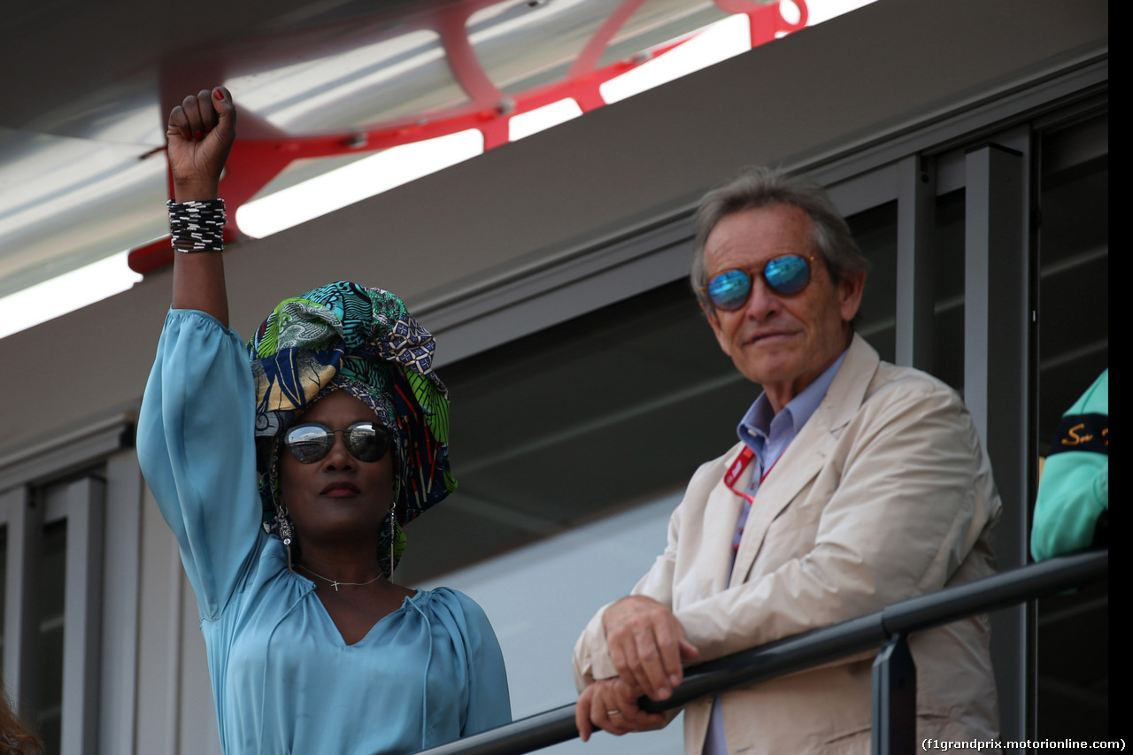 GP MONACO, 25.05.2019 - Qualifiche, Jacky Ickx (BEL) with sua moglie Khadja Nin (BUR)