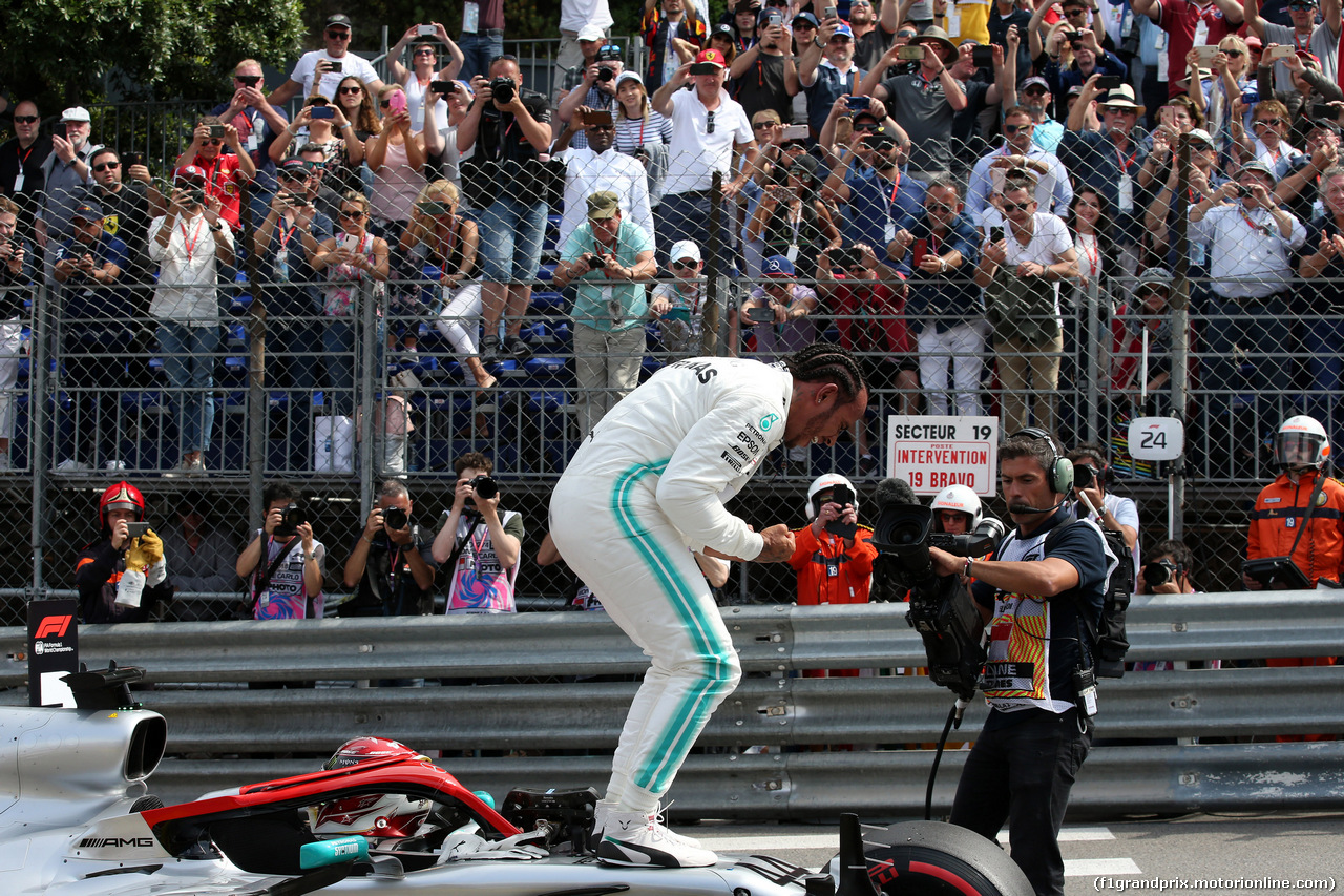 GP MONACO, 25.05.2019 - Qualifiche, Lewis Hamilton (GBR) Mercedes AMG F1 W10 pole position