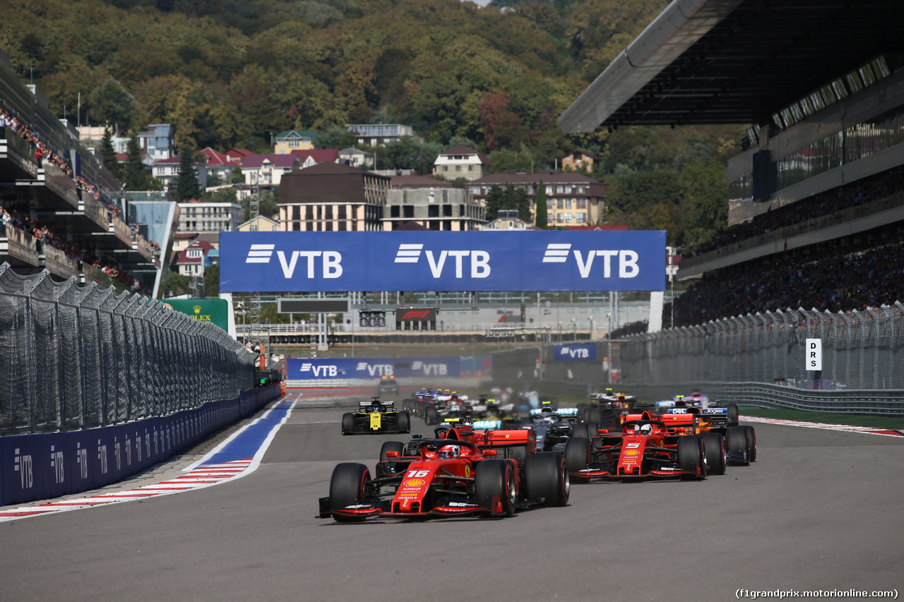 GP RUSSIA, 29.09.2019- Start of the race