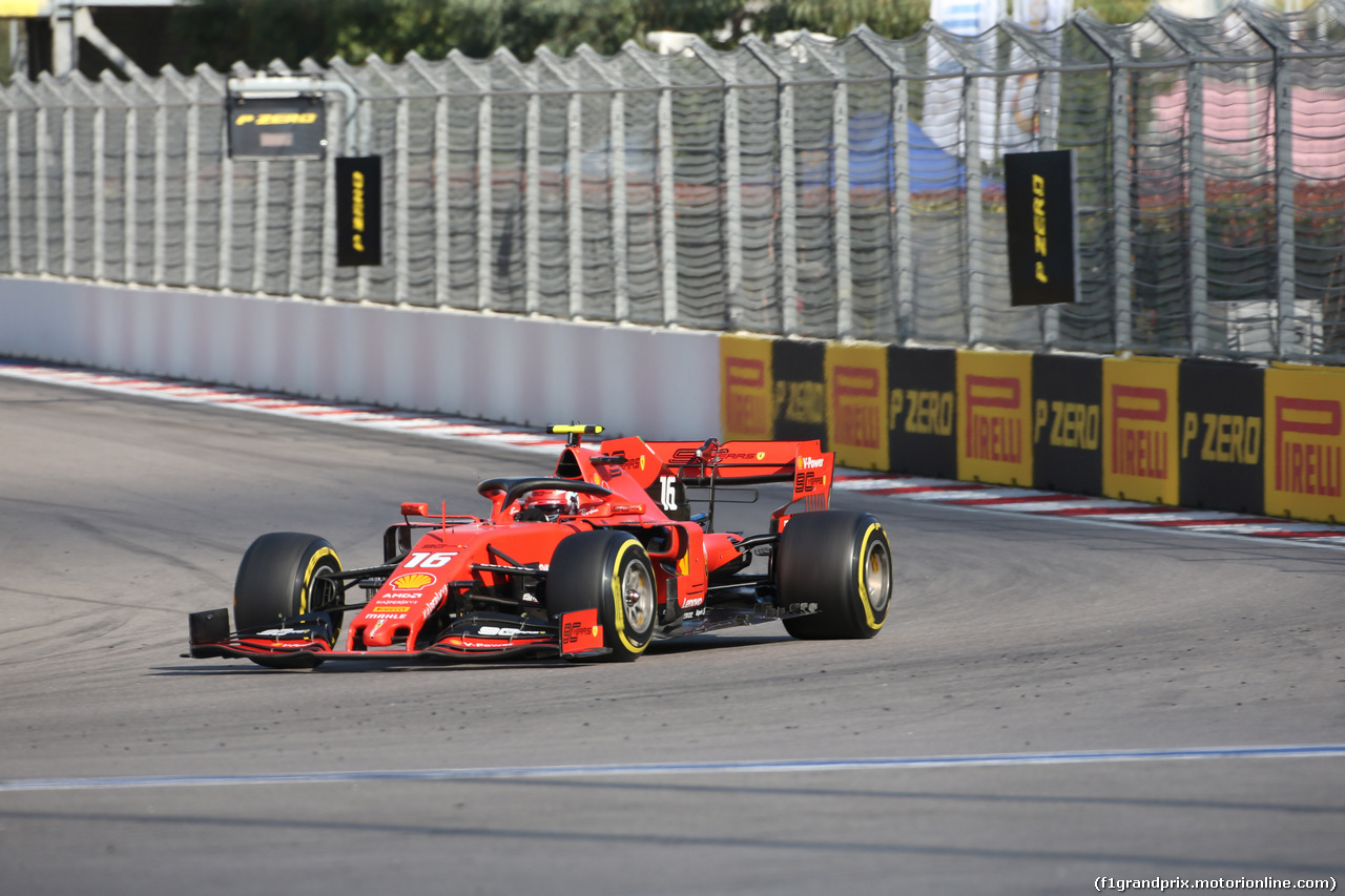 GP RUSSIA, 29.09.2019- Gara, Charles Leclerc (MON) Ferrari SF90