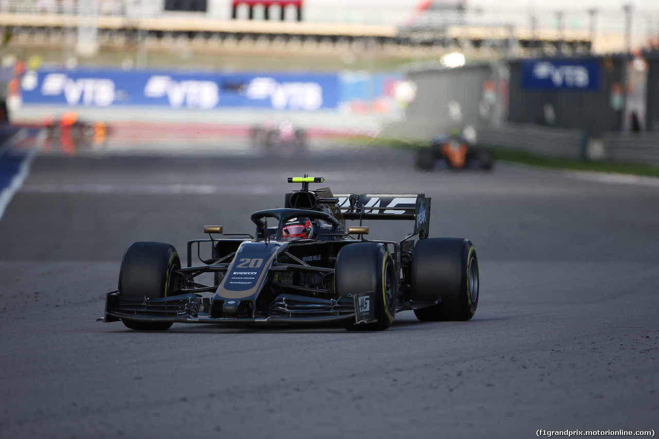 GP RUSSIA, 29.09.2019- Gara, Kevin Magnussen (DEN) Haas F1 Team VF-19
