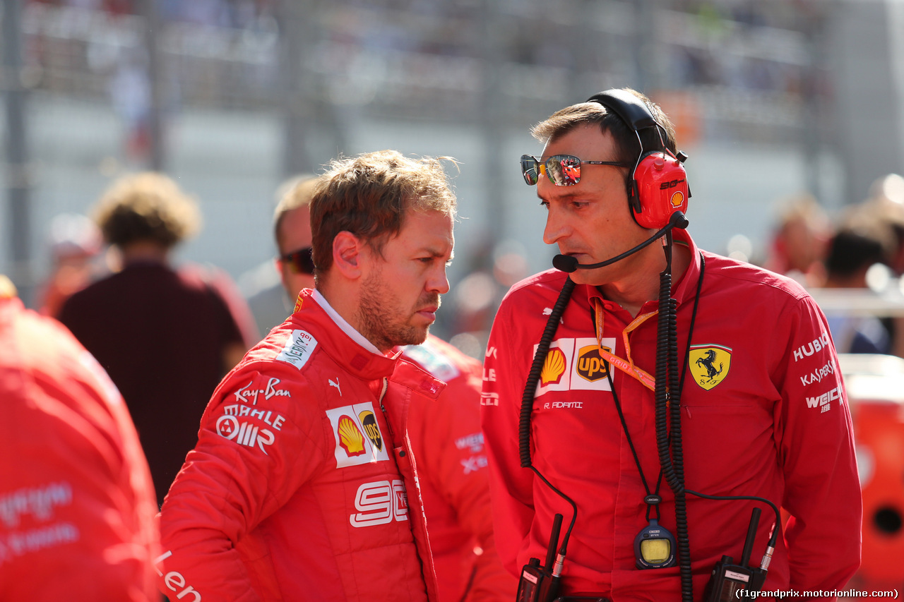 GP RUSSIA, 29.09.2019- grid, Sebastian Vettel (GER) Ferrari SF90