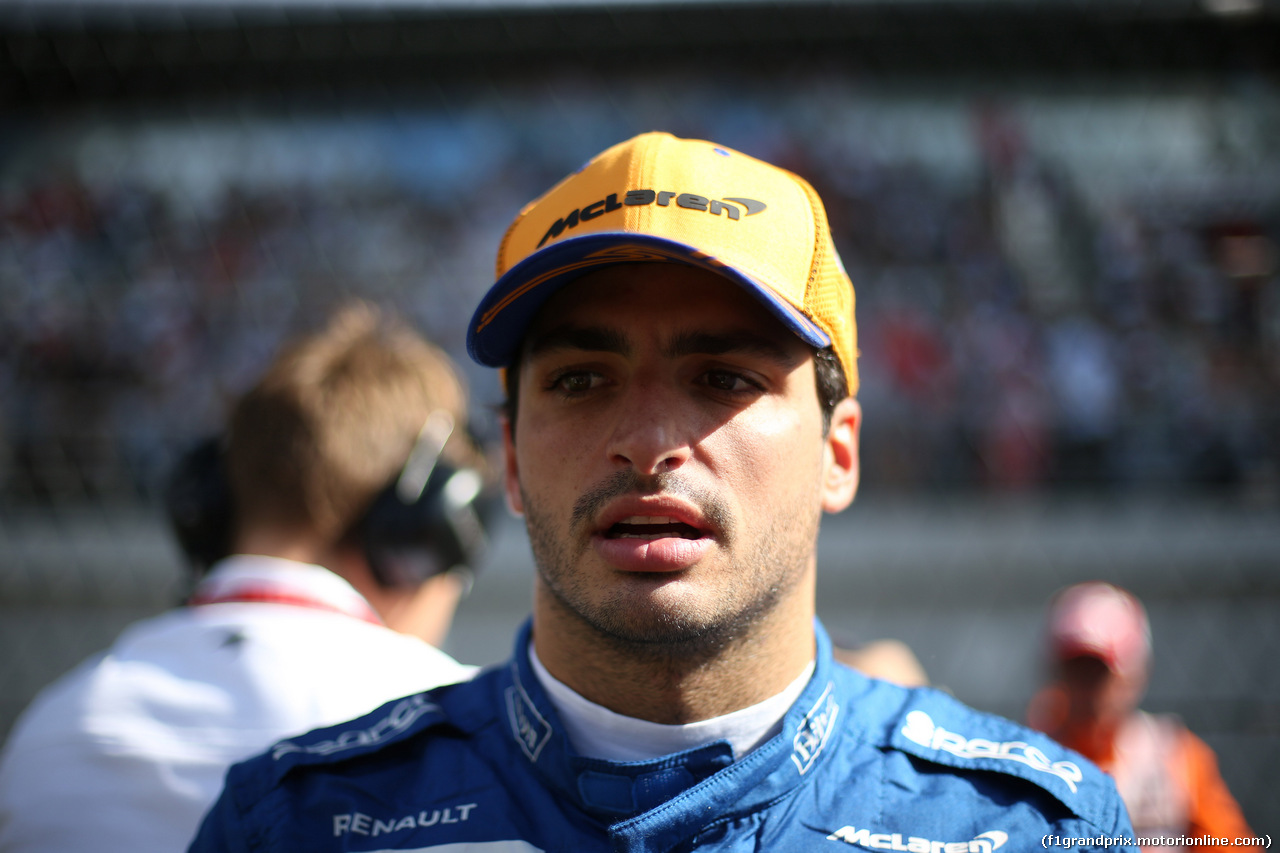 GP RUSSIA, 29.09.2019- partenzaing grid,  Carlos Sainz Jr (ESP) Mclaren F1 Team MCL34