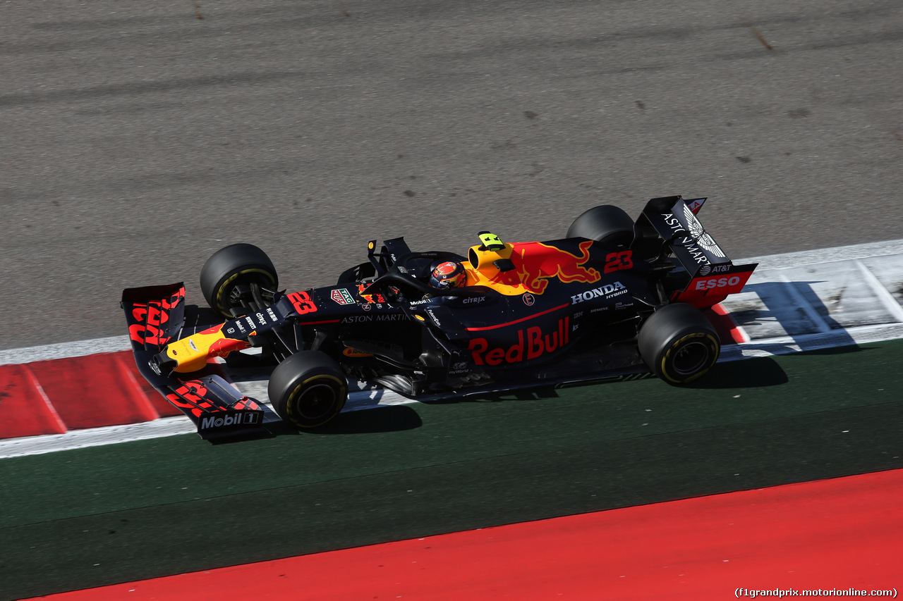 GP RUSSIA, 29.09.2019- Gara, Alexader Albon (THA) Redbull Racing RB15