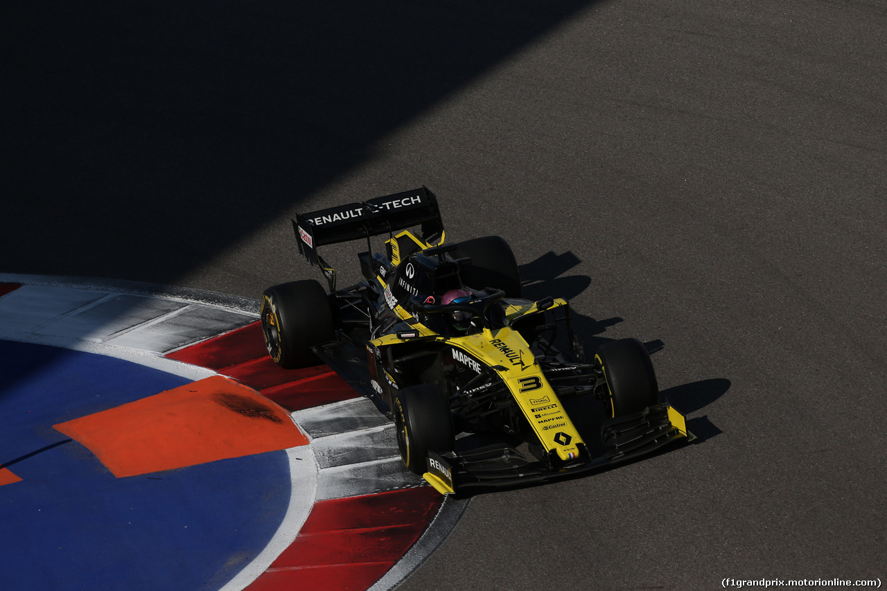 GP RUSSIA, 29.09.2019- Gara, Daniel Ricciardo (AUS) Renault Sport F1 Team RS19