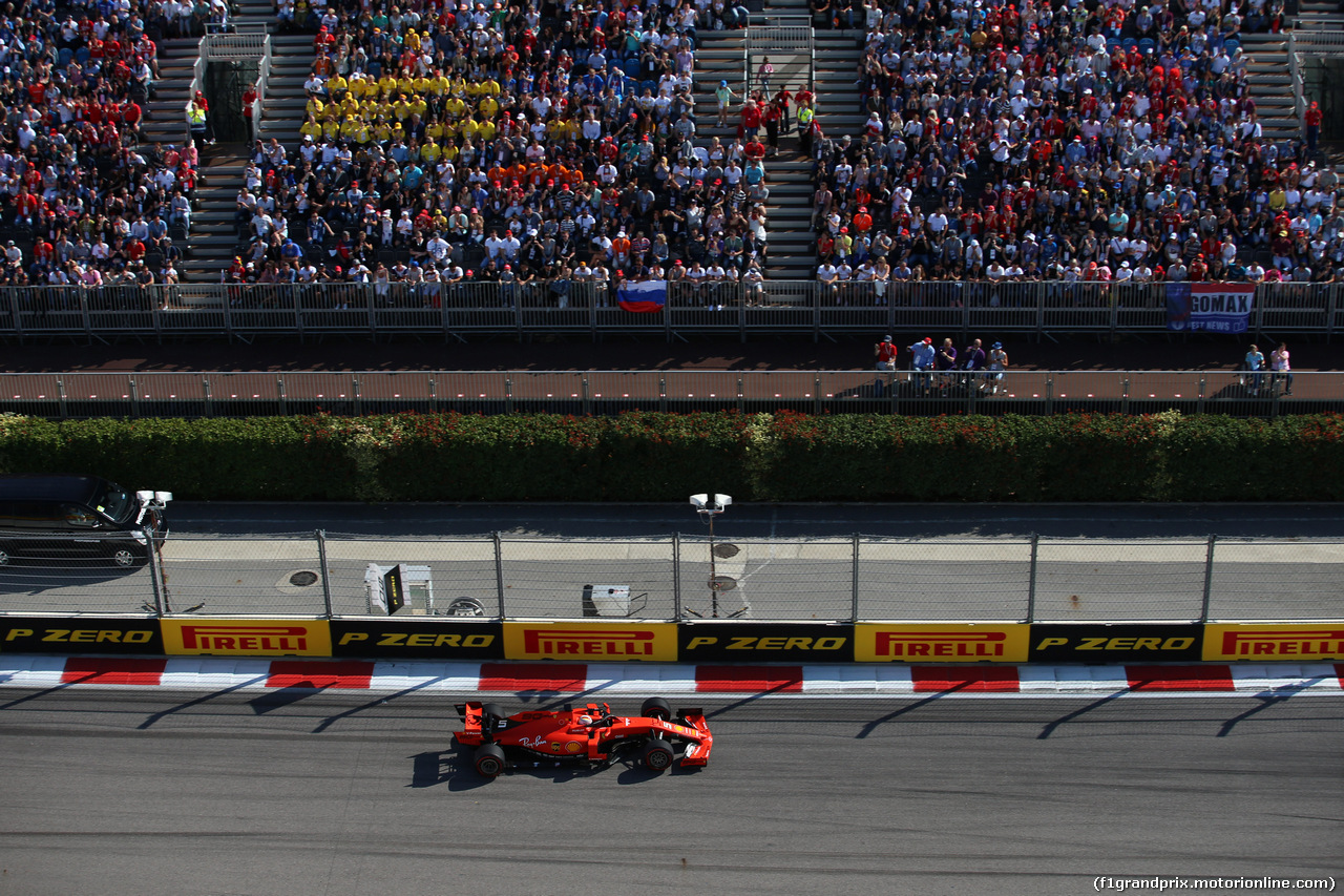 GP RUSSIA, 29.09.2019- Gara, Sebastian Vettel (GER) Ferrari SF90