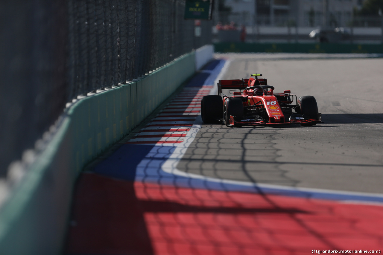 GP RUSSIA, 29.09.2019- Gara, Charles Leclerc (MON) Ferrari SF90