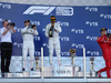 GP RUSSIA, 29.09.2019- Podium, winner Lewis Hamilton (GBR) Mercedes AMG F1 W10 EQ Power, 2nd place Valtteri Bottas (FIN) Mercedes AMG F1 W10 EQ Power, 3rd place Charles Leclerc (MON) Ferrari SF90