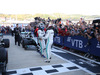 GP RUSSIA, 29.09.2019- Festeggiamenti in parc fermee, winner Lewis Hamilton (GBR) Mercedes AMG F1 W10 EQ Power ad Valtteri Bottas (FIN) Mercedes AMG F1 W10 EQ Power