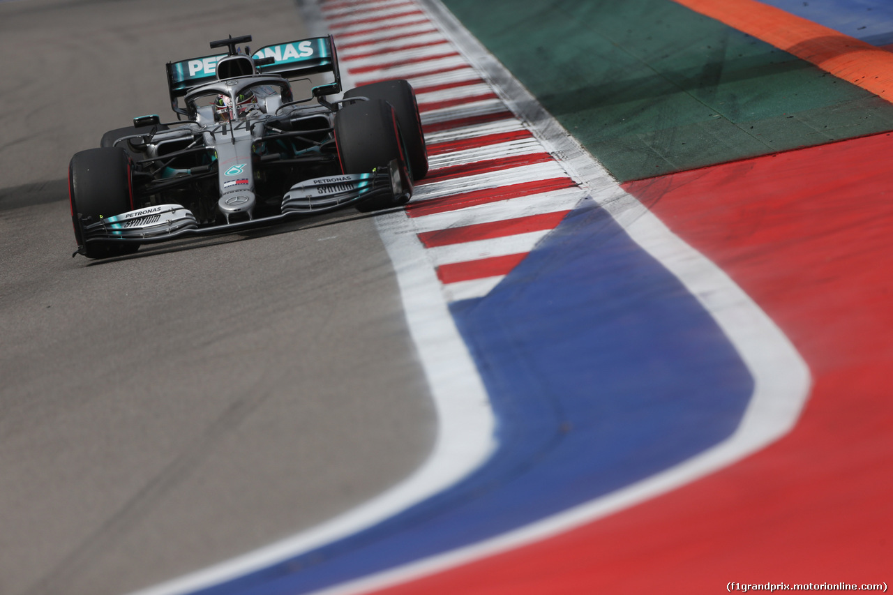 GP RUSSIA, 28.09.2019- Free practice 3, Lewis Hamilton (GBR) Mercedes AMG F1 W10 EQ Power