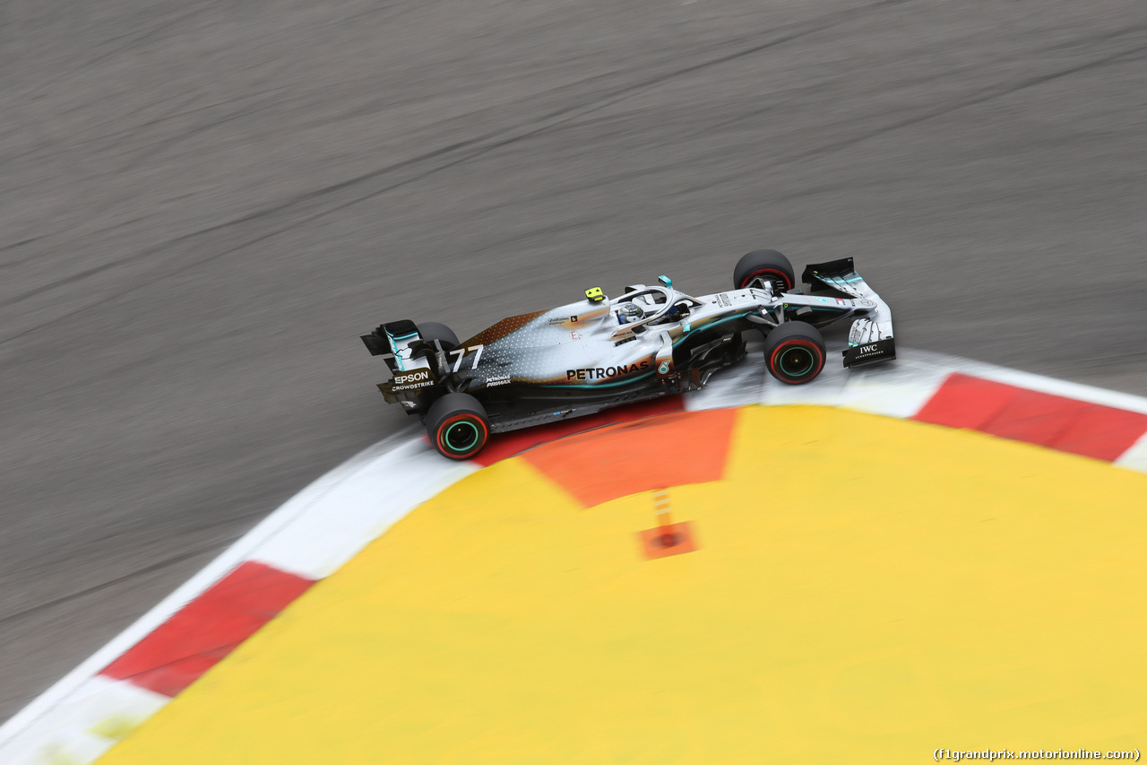 GP RUSSIA, 28.09.2019- Free practice 3, Valtteri Bottas (FIN) Mercedes AMG F1 W10 EQ Power