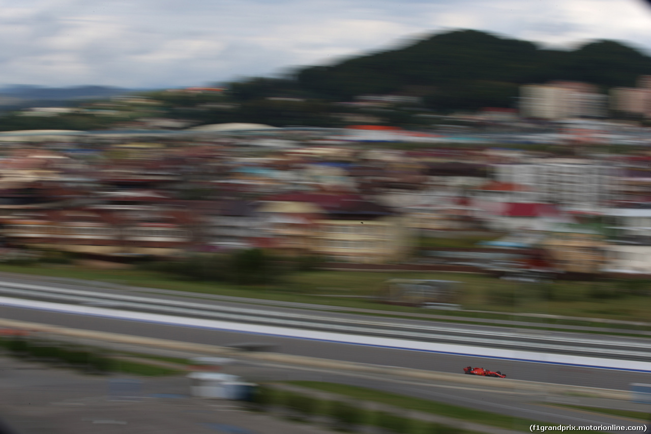 GP RUSSIA, 28.09.2019- Free practice 3, Sebastian Vettel (GER) Ferrari SF90