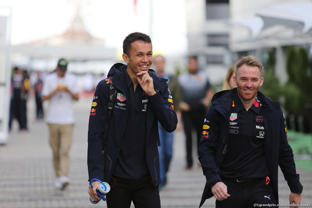 GP RUSSIA, 28.09.2019- Alexader Albon (THA) Redbull Racing RB15