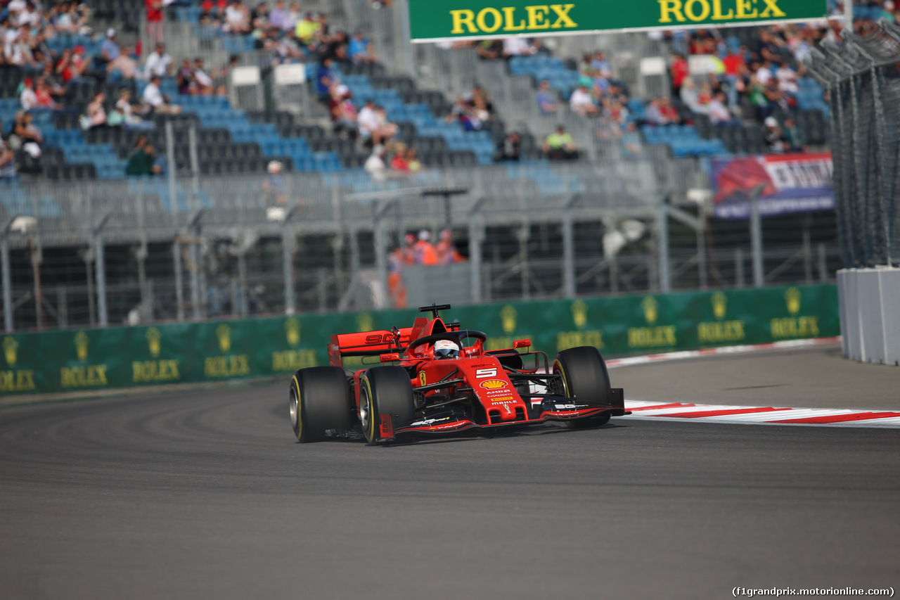 GP RUSSIA, 27.09.2019- Qualifiche, Sebastian Vettel (GER) Ferrari SF90