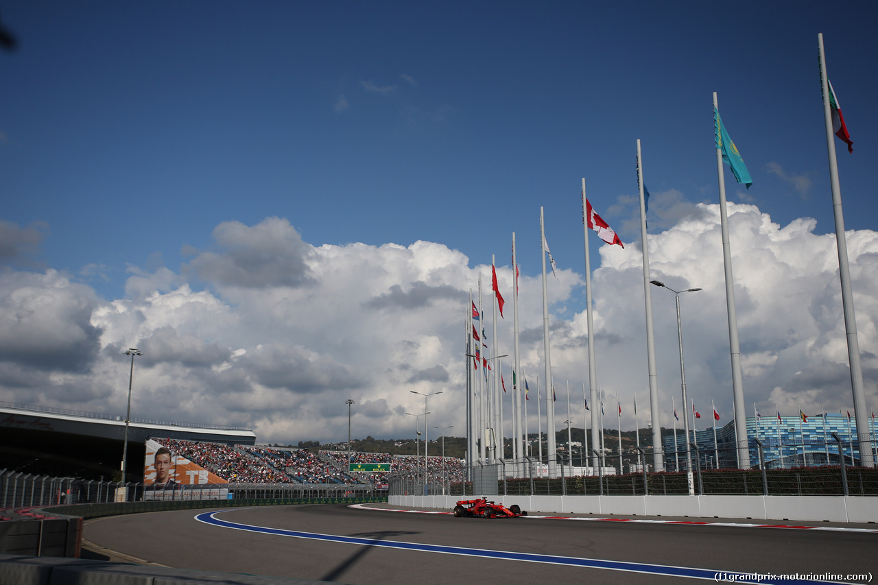 GP RUSSIA, 27.09.2019- Qualifiche, Sebastian Vettel (GER) Ferrari SF90