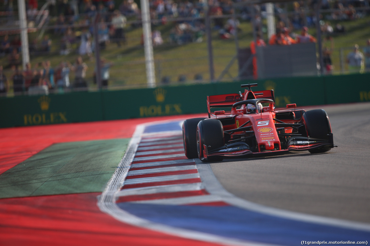 GP RUSSIA, 27.09.2019- Qualifiche, Sebastian Vettel (GER) Ferrari SF90