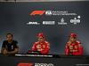 GP RUSSIA, 27.09.2019- Qualifiche Official Fia press conference, L to R Lewis Hamilton (GBR) Mercedes AMG F1 W10 EQ Power, Charles Leclerc (MON) Ferrari SF90 e Sebastian Vettel (GER) Ferrari SF90