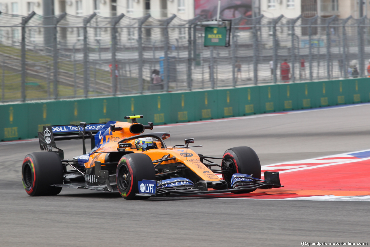 GP RUSSIA, 27.09.2019- Free practice 1, Lando Norris (GBR) Mclaren F1 Team MCL34