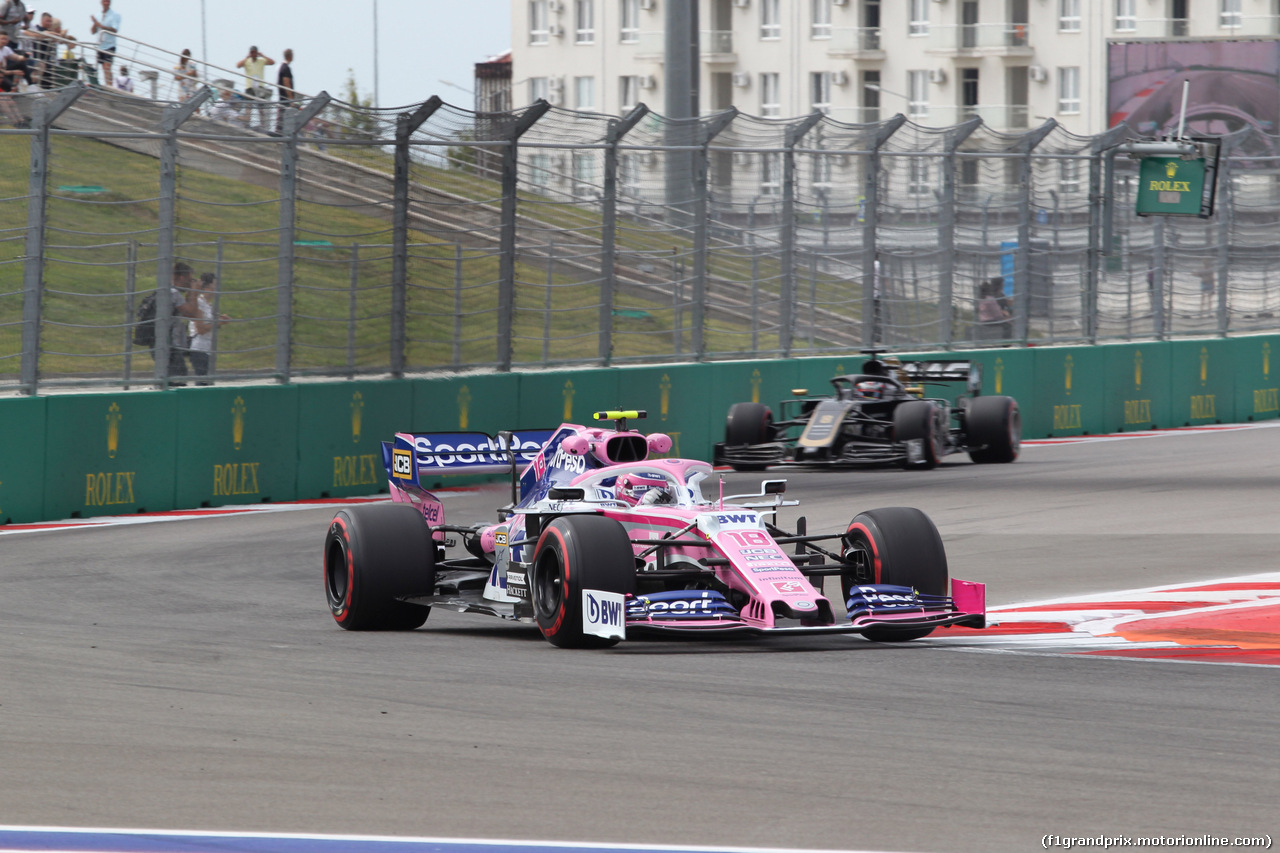 GP RUSSIA, 27.09.2019- Free practice 1, Lance Stroll (CDN) Racing Point F1 RP19
