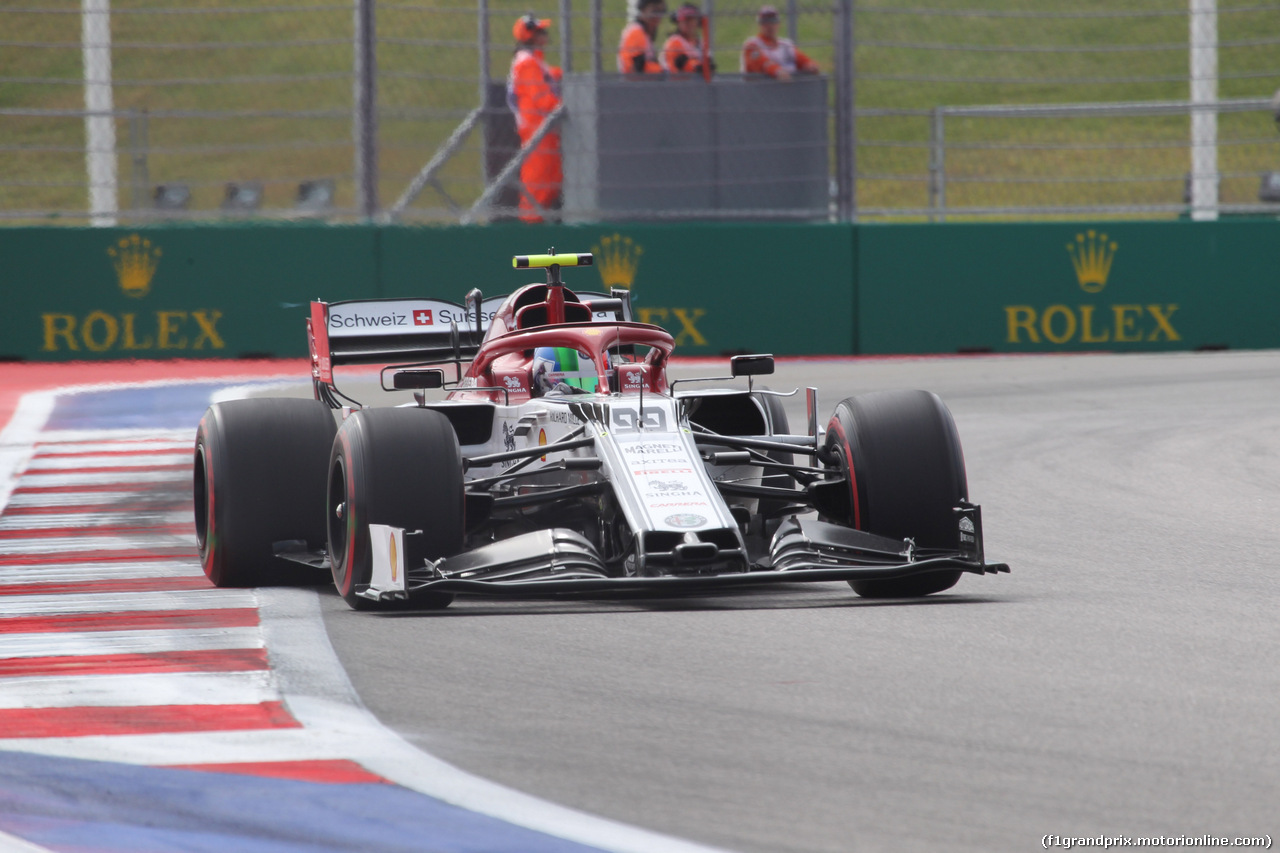 GP RUSSIA, 27.09.2019- Free practice 1, Antonio Giovinazzi (ITA) Alfa Romeo Racing C38