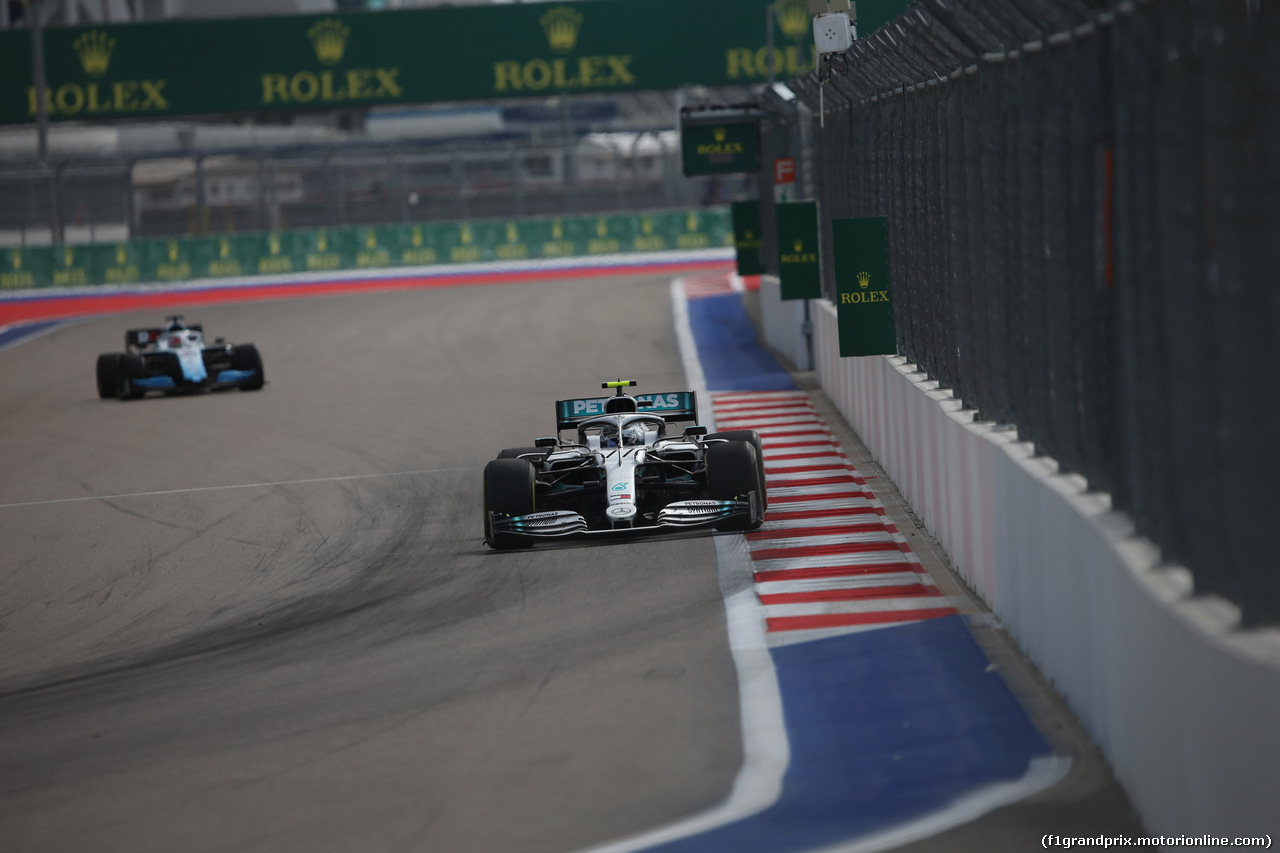 GP RUSSIA, 27.09.2019- Free practice 1, Valtteri Bottas (FIN) Mercedes AMG F1 W10 EQ Power