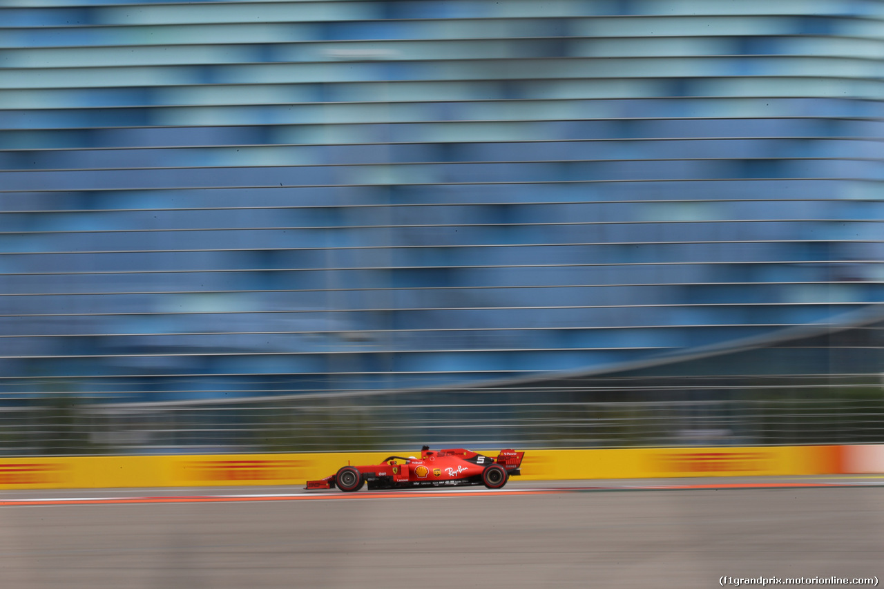GP RUSSIA, 27.09.2019- Free practice 1, Sebastian Vettel (GER) Ferrari SF90