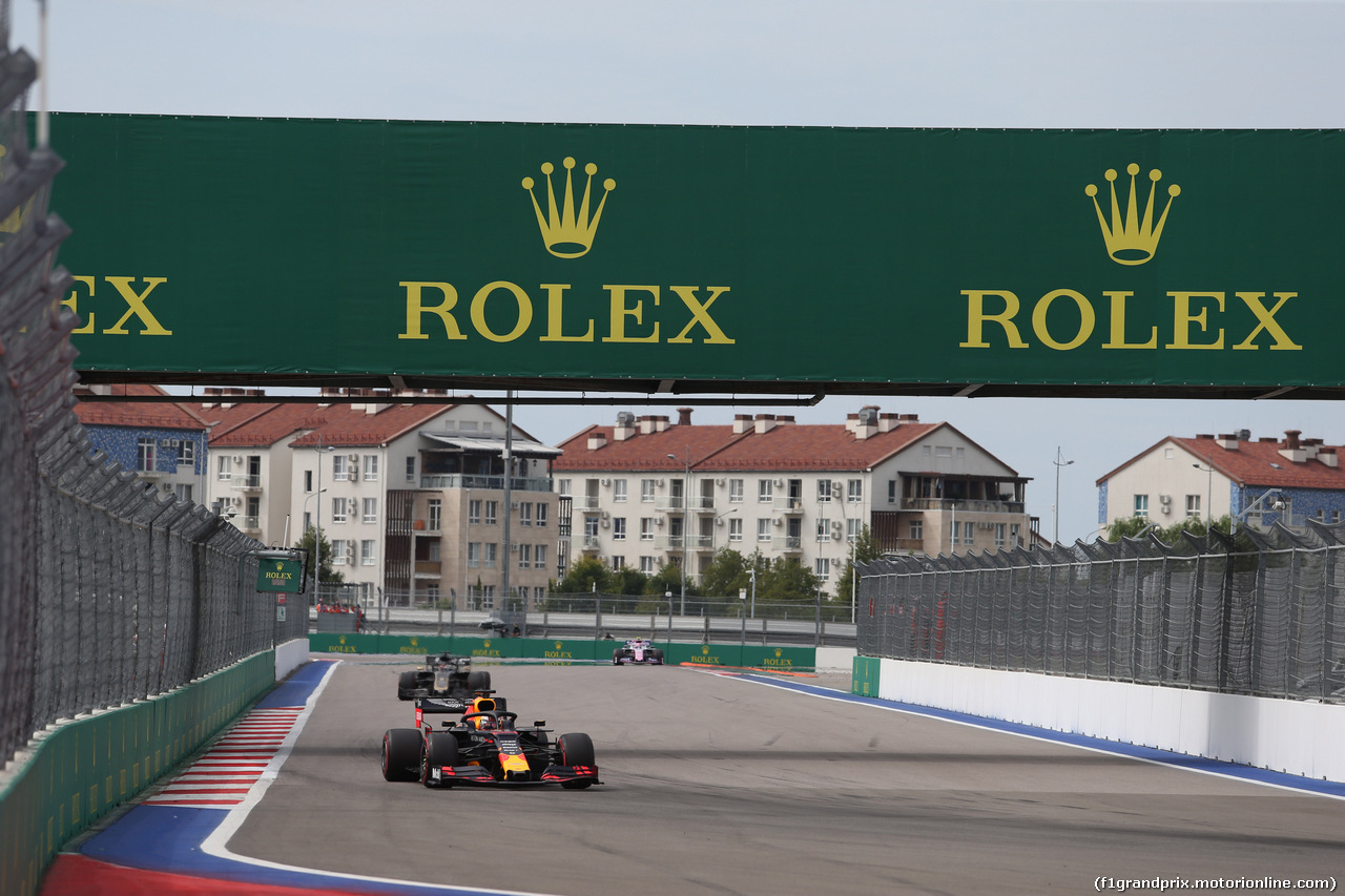 GP RUSSIA, 27.09.2019- Free practice 1, Max Verstappen (NED) Red Bull Racing RB15