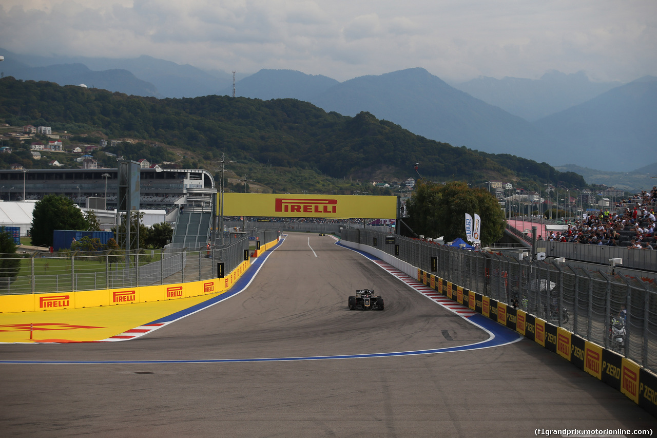 GP RUSSIA, 27.09.2019- Free practice 1, Romain Grosjean (FRA) Haas F1 Team VF-19