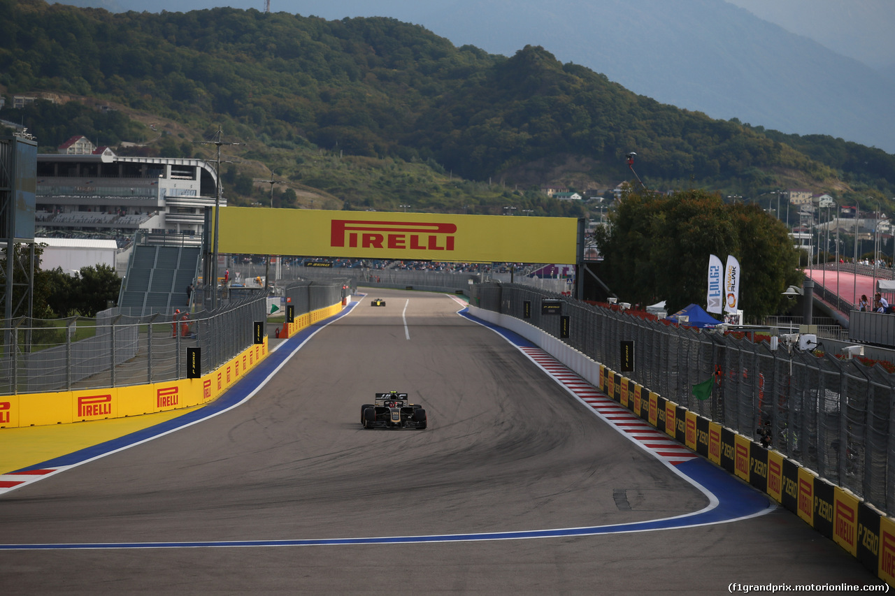 GP RUSSIA, 27.09.2019- Free practice 1, Kevin Magnussen (DEN) Haas F1 Team VF-19