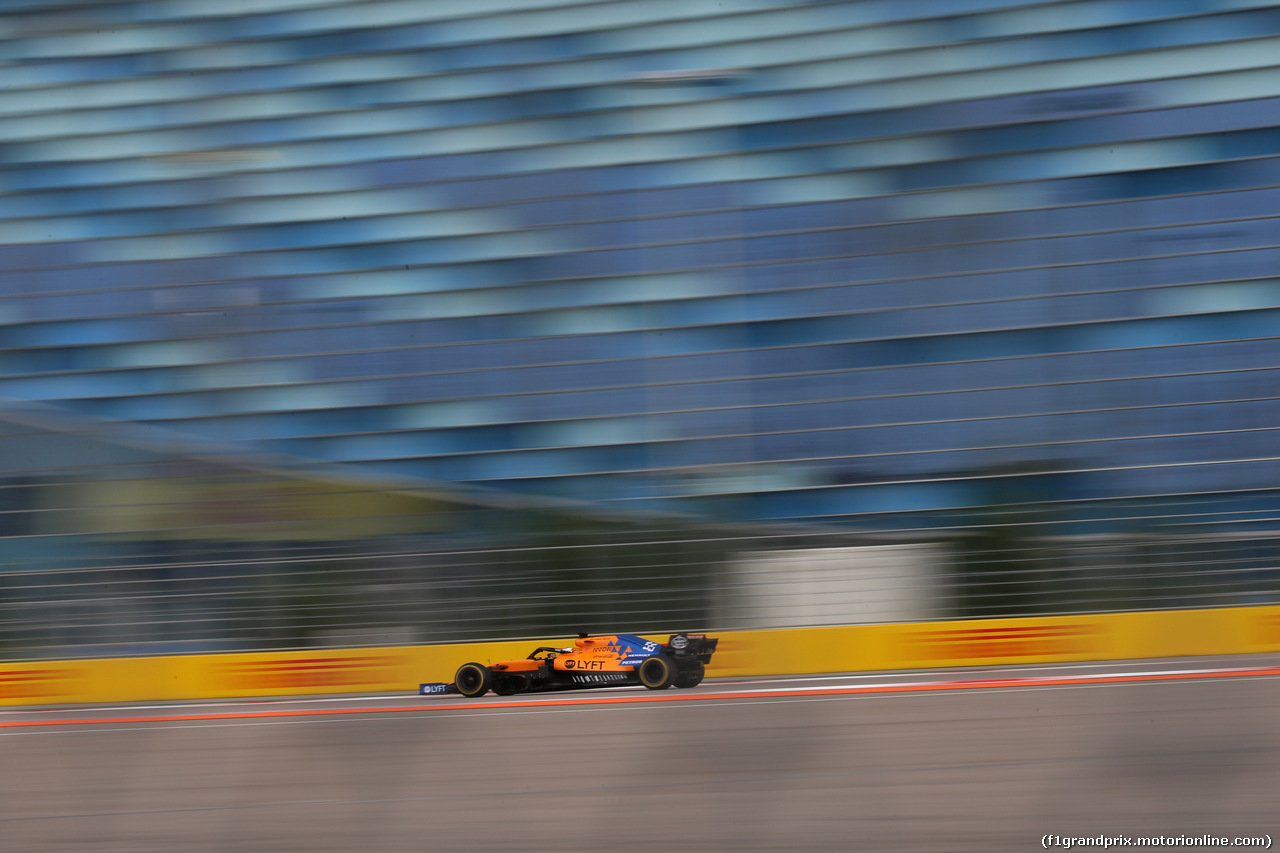 GP RUSSIA, 27.09.2019- Free practice 1, Carlos Sainz Jr (ESP) Mclaren F1 Team MCL34