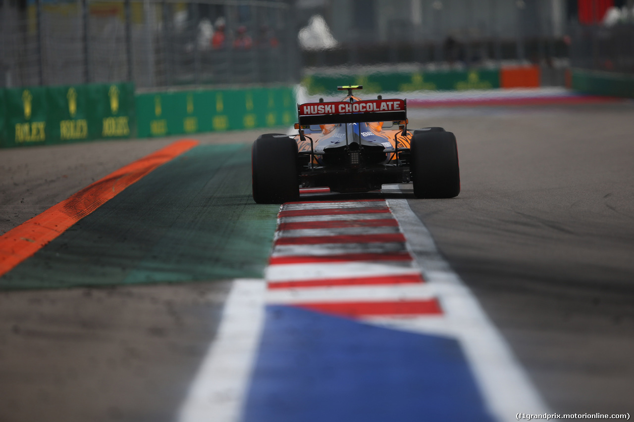 GP RUSSIA, 27.09.2019- Free practice 1, Lando Norris (GBR) Mclaren F1 Team MCL34
