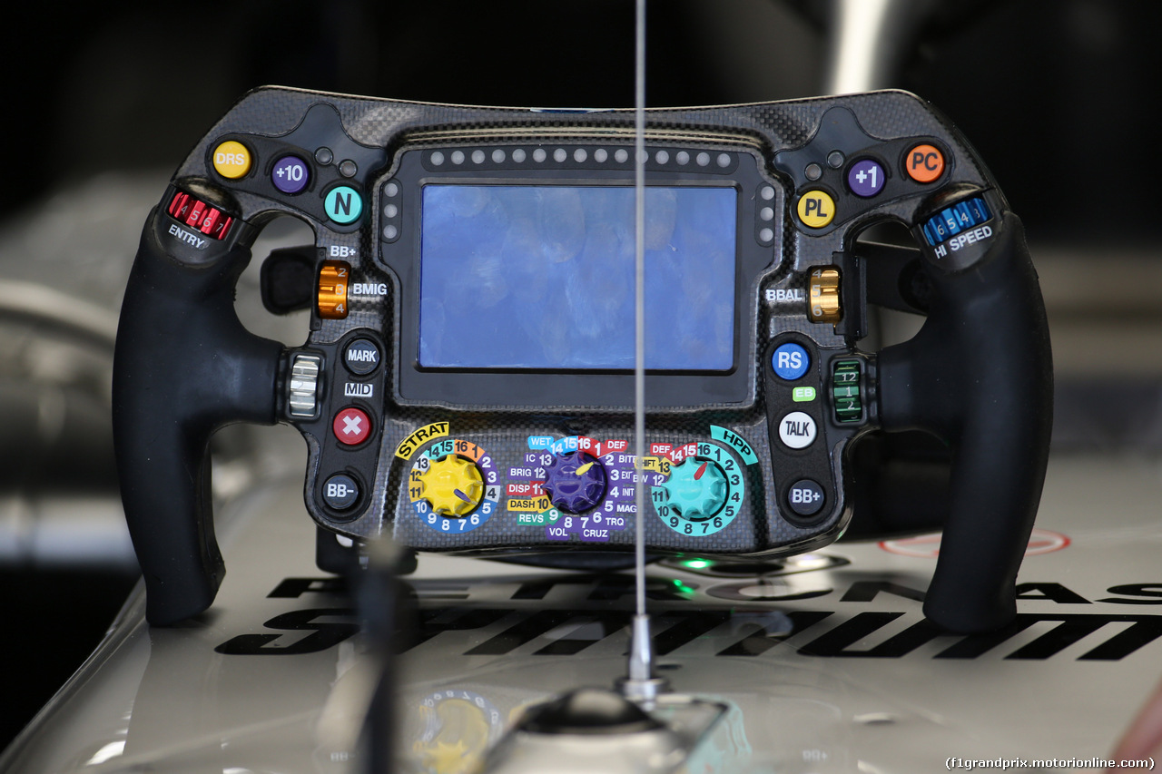 GP RUSSIA, 27.09.2019- Free practice 1, Mercedes AMG F1 W10 EQ Power steering wheel