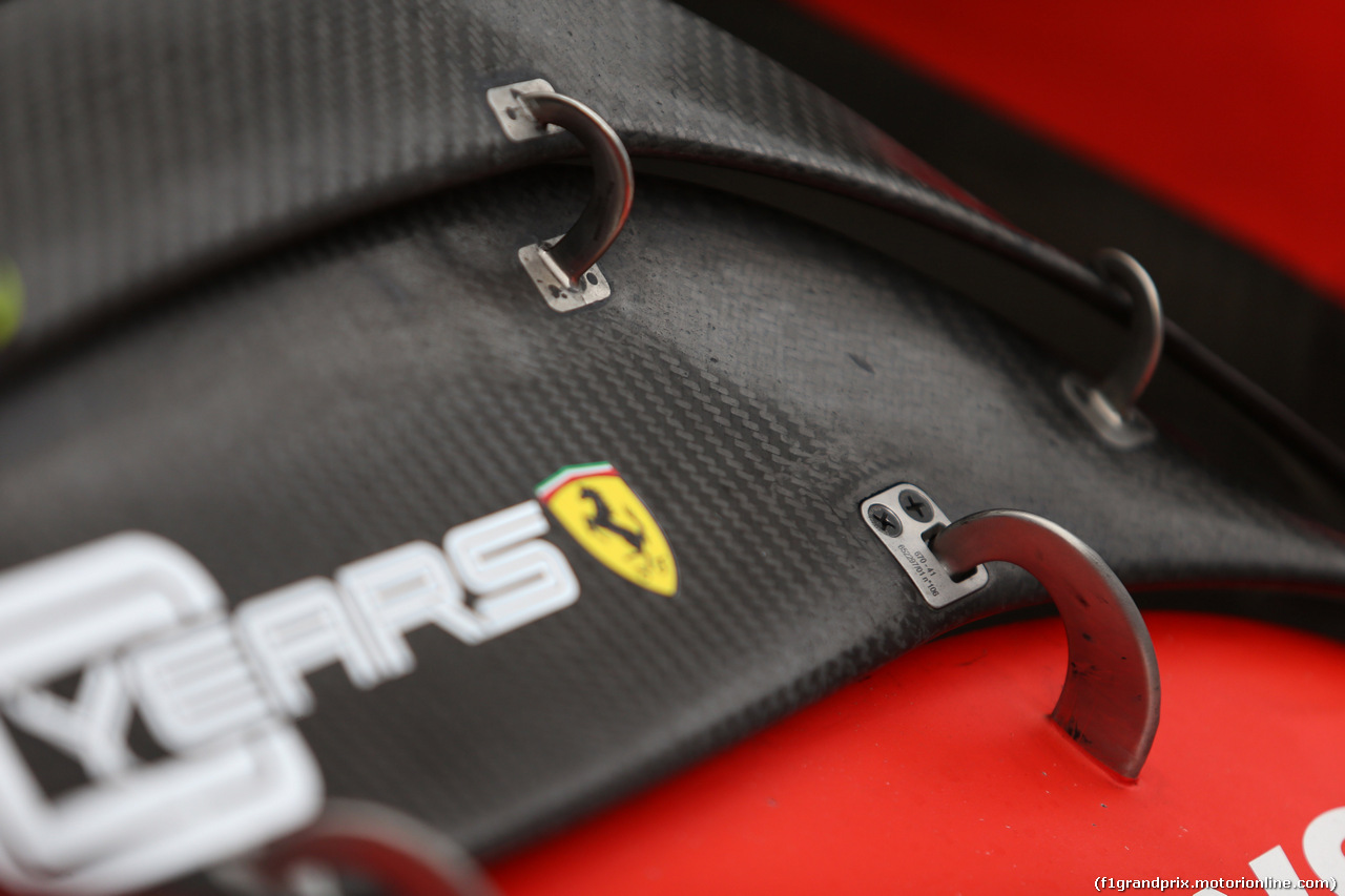 GP RUSSIA, 27.09.2019- Free practice 1, Ferrari SF90 Frontal Wing detail