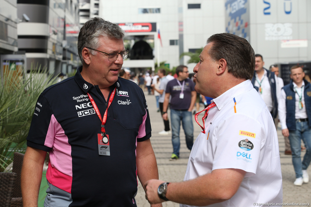 GP RUSSIA, 27.09.2019- Zak Brown (USA) McLaren Executive Director