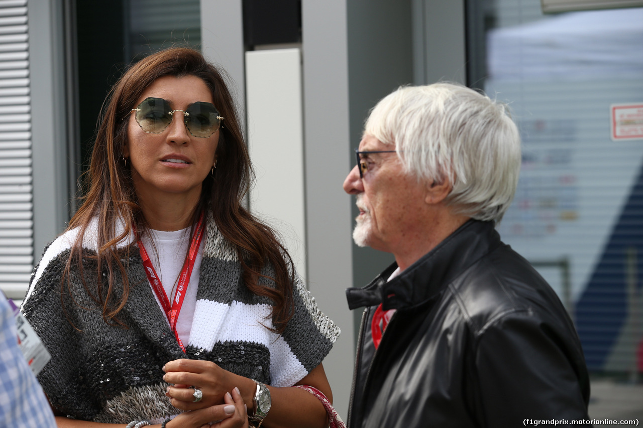 GP RUSSIA, 27.09.2019- Bernie Ecclestone (GBR) with sua moglie Fabiana Flosi (BRA)