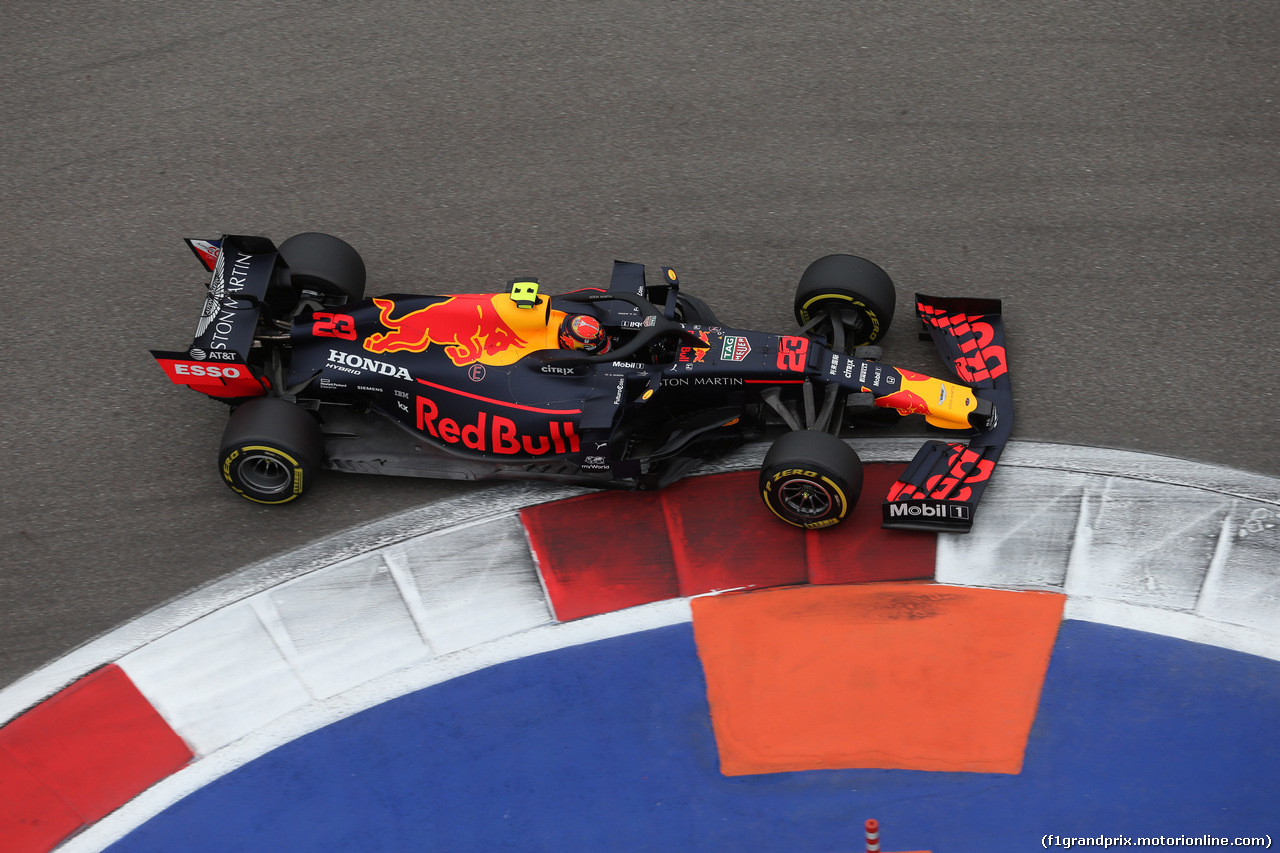 GP RUSSIA, 27.09.2019- Free practice 2, Alexader Albon (THA) Redbull Racing RB15