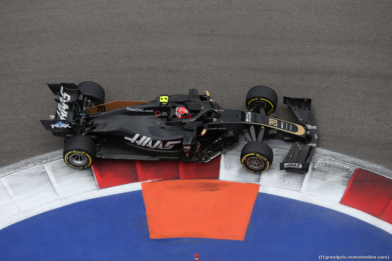 GP RUSSIA, 27.09.2019- Free practice 2, Kevin Magnussen (DEN) Haas F1 Team VF-19