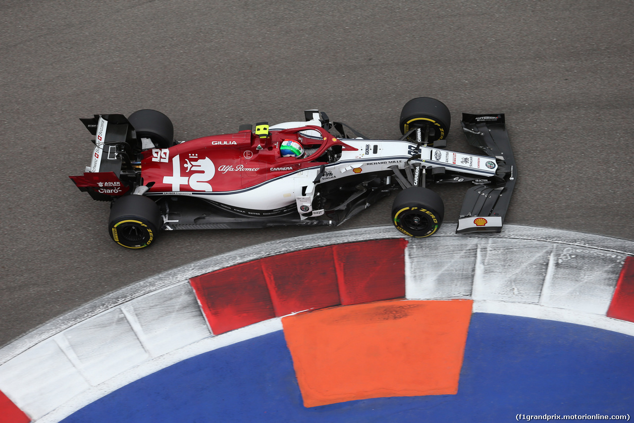 GP RUSSIA, 27.09.2019- Free practice 2, Antonio Giovinazzi (ITA) Alfa Romeo Racing C38