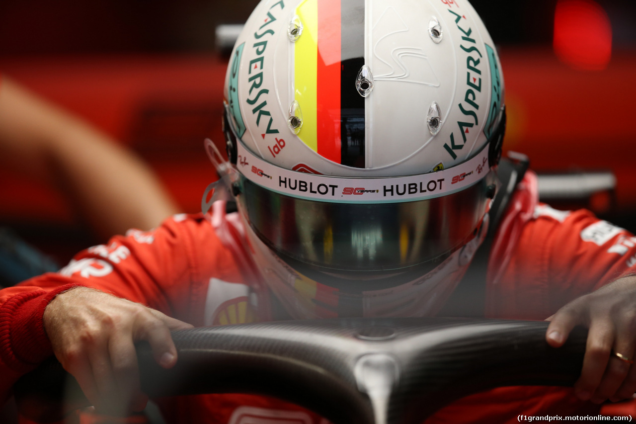 GP RUSSIA, 27.09.2019- Free practice 2, Sebastian Vettel (GER) Ferrari SF90