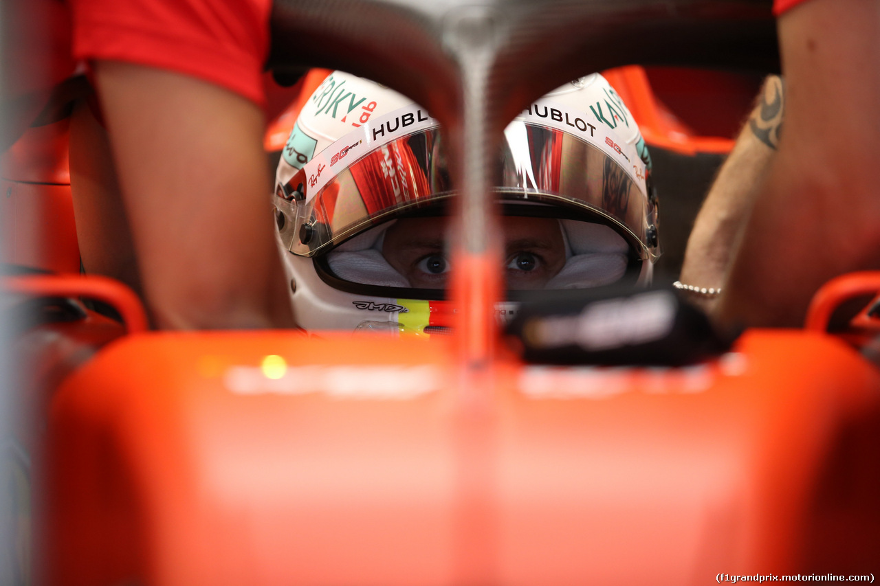 GP RUSSIA, 27.09.2019- Free practice 2, Sebastian Vettel (GER) Ferrari SF90