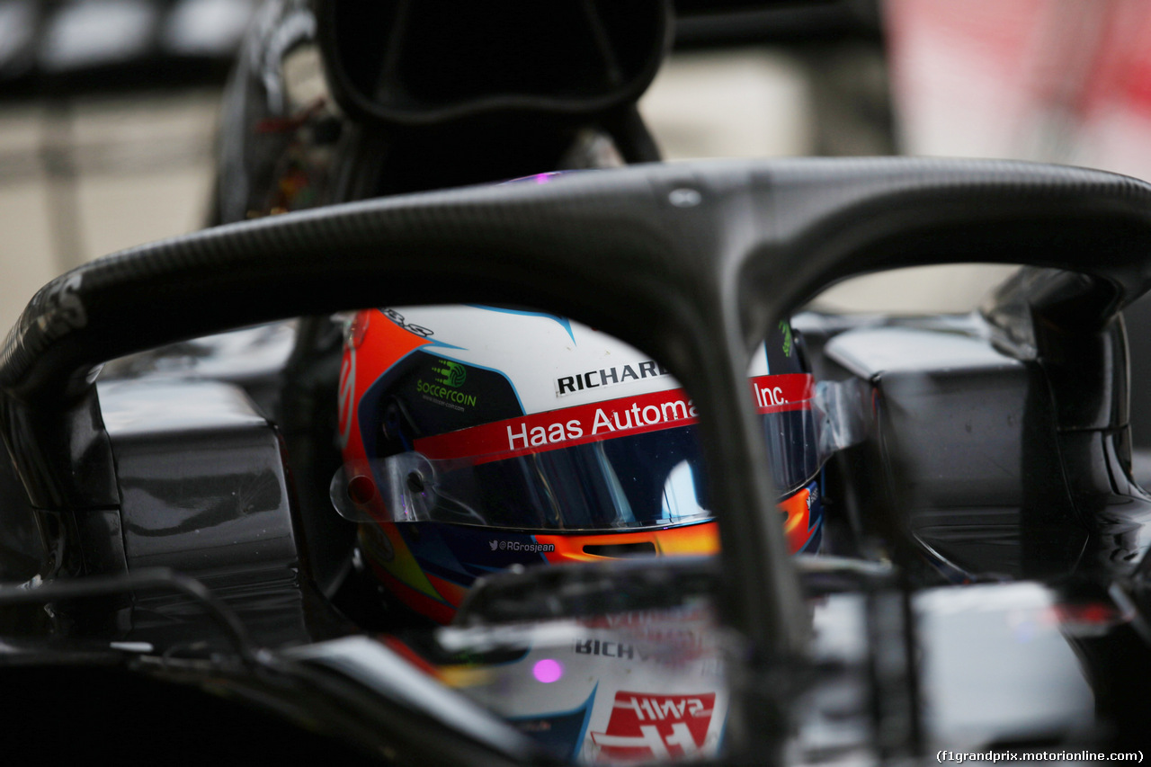 GP RUSSIA, 27.09.2019- Free practice 2, Romain Grosjean (FRA) Haas F1 Team VF-19