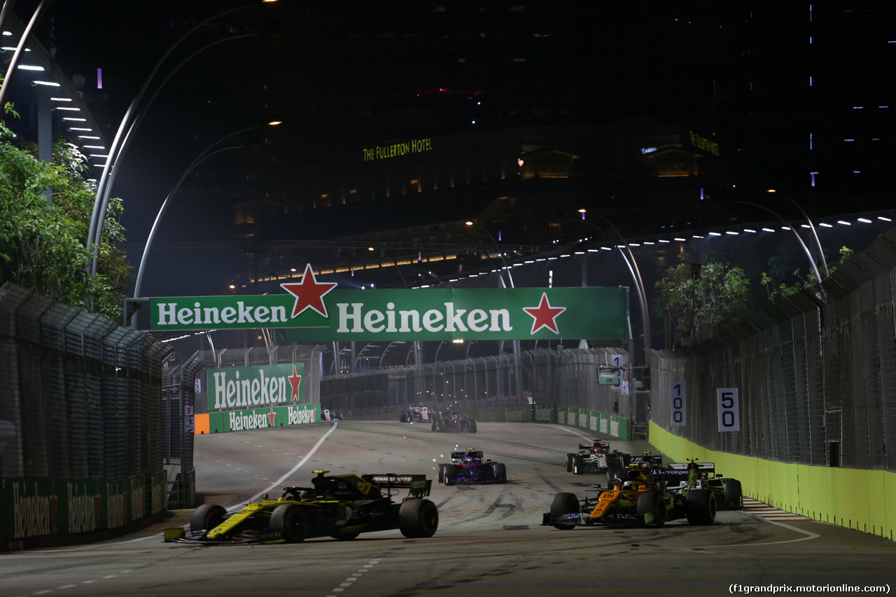 GP SINGAPORE, 22.09.2019 - Gara, Nico Hulkenberg (GER) Renault Sport F1 Team RS19