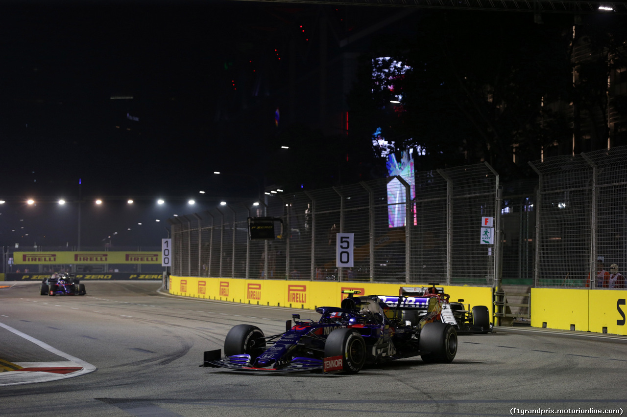 GP SINGAPORE, 22.09.2019 - Gara, Pierre Gasly (FRA) Scuderia Toro Rosso STR14