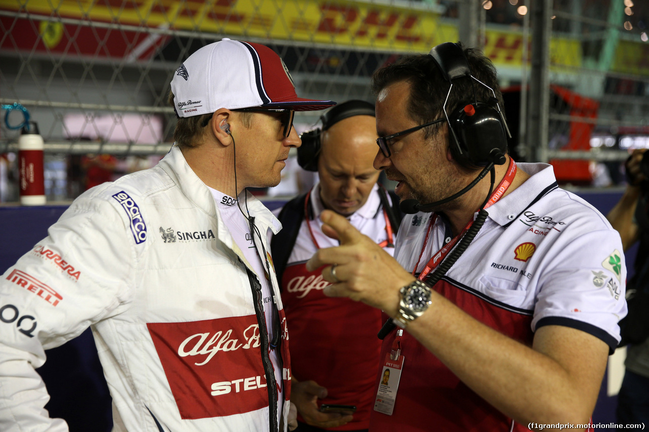 GP SINGAPORE, 22.09.2019 - Gara, Kimi Raikkonen (FIN) Alfa Romeo Racing C38