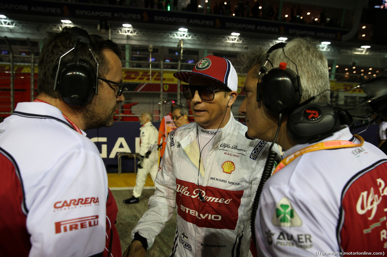 GP SINGAPORE, 22.09.2019 - Gara, Kimi Raikkonen (FIN) Alfa Romeo Racing C38