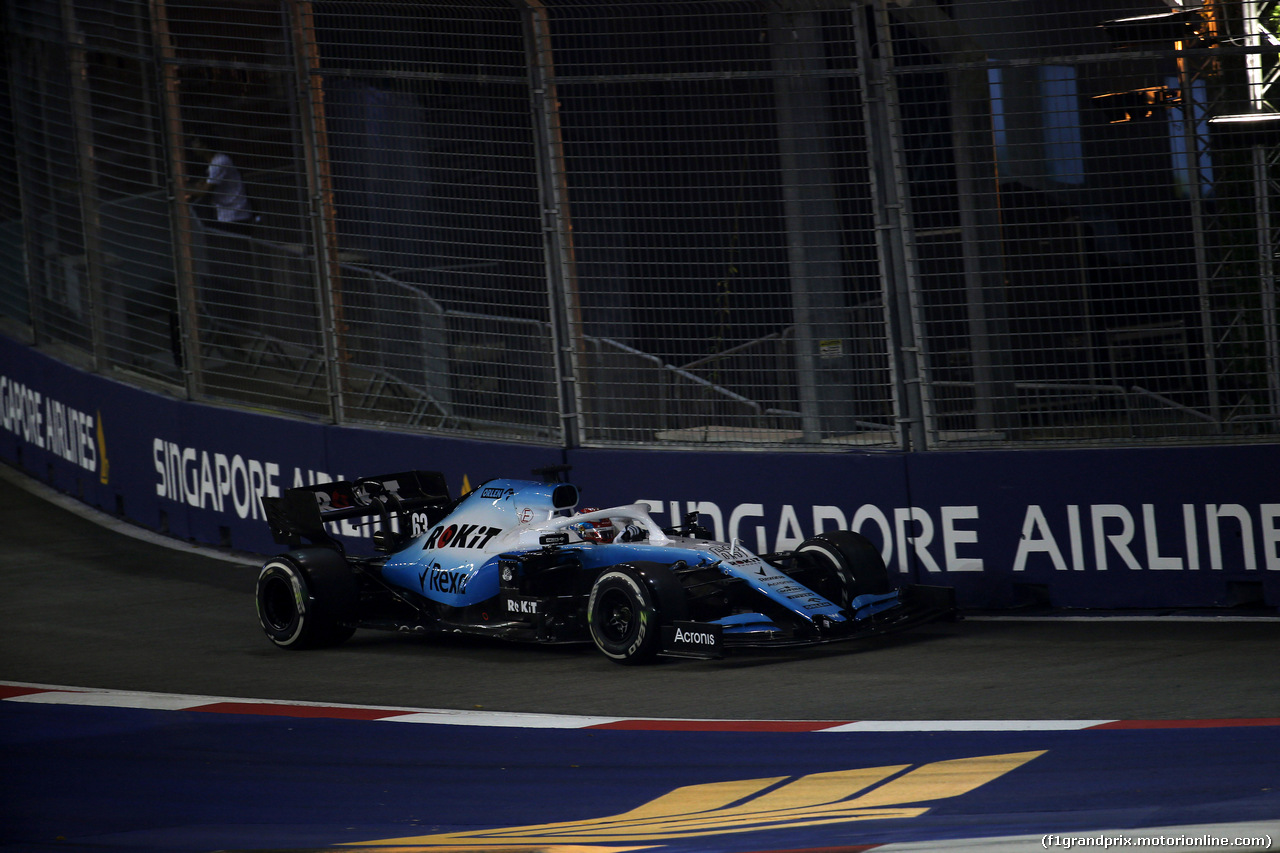 GP SINGAPORE, 22.09.2019 - Gara, George Russell (GBR) Williams Racing FW42