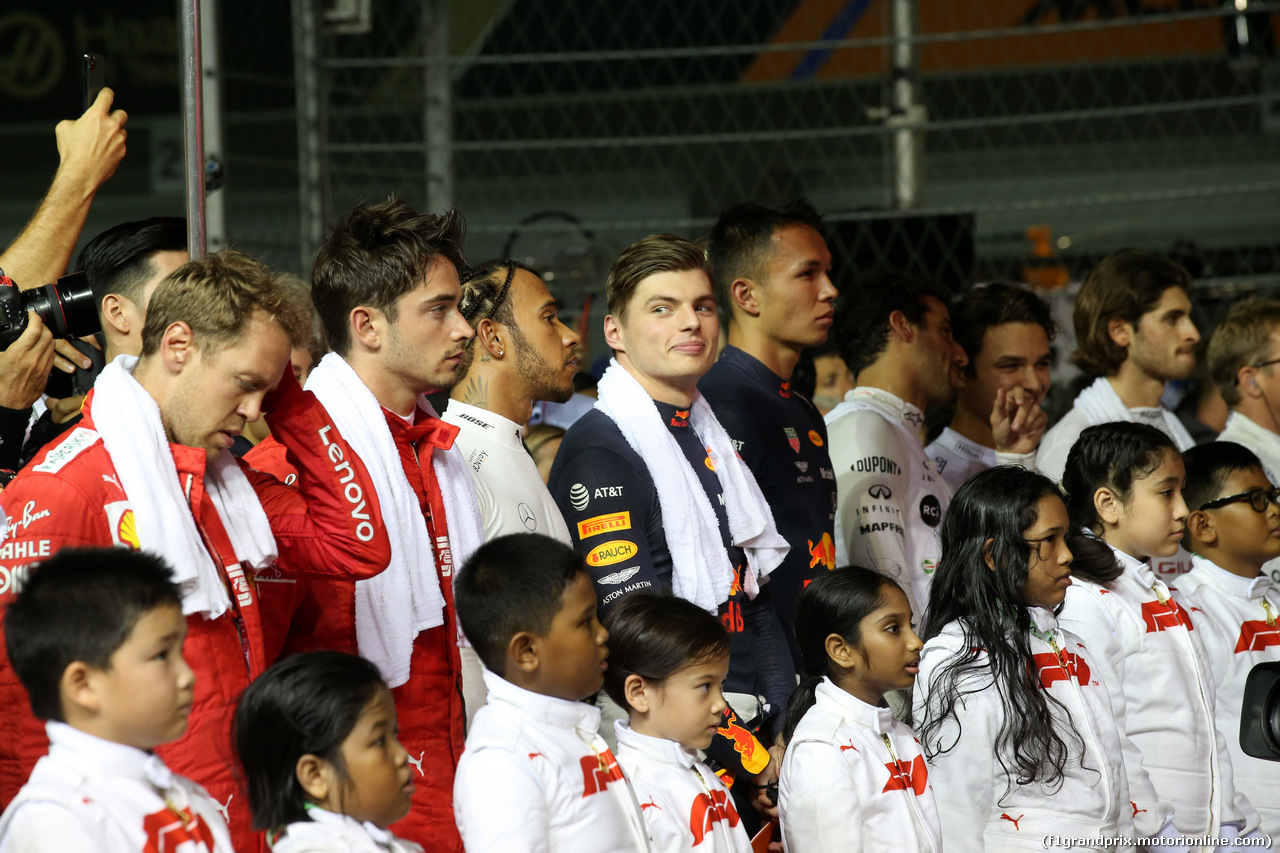 GP SINGAPORE, 22.09.2019 - Gara, Max Verstappen (NED) Red Bull Racing RB15